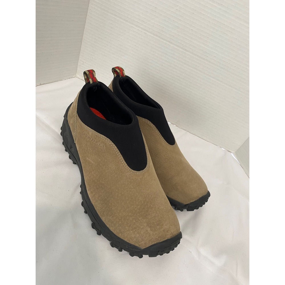 Merrell Winter Moc California Women 10 Taupe Excellent Suede Slip On Hiking Shoe